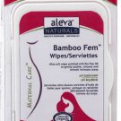 Aleva Naturals Bamboo Fem Maternal Care Wipes -- 30 Wipes