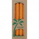 Aloha Bay Palm Tapers Orange 4 Count