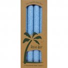 Aloha Bay Palm Tapers Light Blue Candles Unscented 4 Count