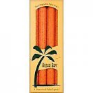 ALOHA BAY Candle 9" Taper Burnt Orange 4CT