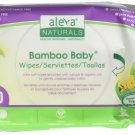Aleva Naturals Bamboo Baby Travel Wipes - 30ct