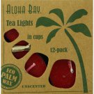 Aloha Bay Tea Light Red 0.7 Ounce