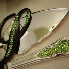 Monogram Cake Topper & Cake Knife & Server Set Package(Black Acrylic)