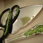 Monogram Cake Topper & Cake Knife & Server Set Package(Black Acrylic)