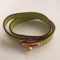 HERMES KELLY DOUBLE TOUR LIME GREEN BRACELET