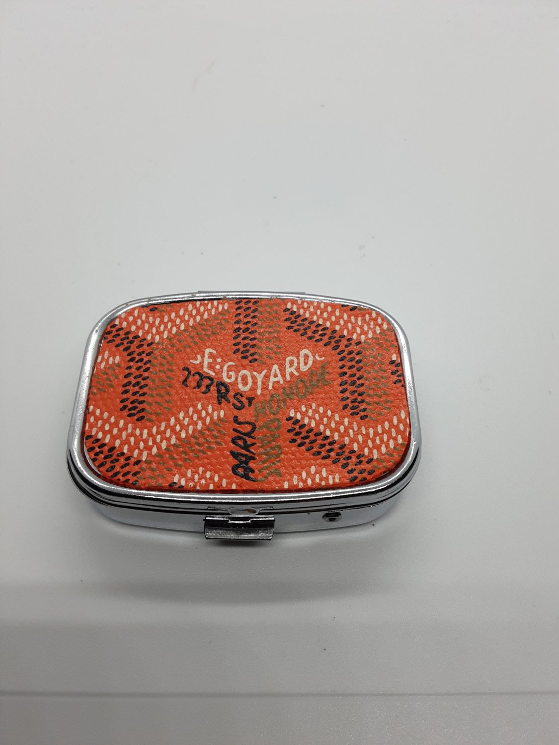 GOYARD PILL OR EYELASH BOX