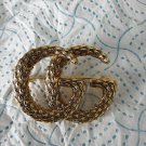 Gucci Gold Plated Brooch hallmarked authentic