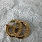 Gucci Gold Plated Brooch hallmarked authentic