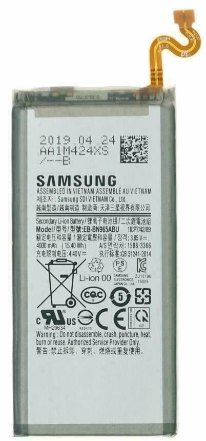 samsung galaxy note 9 battery mah