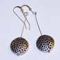 Shiny Modern Giraffe Print Pendulum Earrings