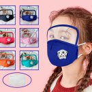 Reusable and washable children FaceMask with Respirator and Shield