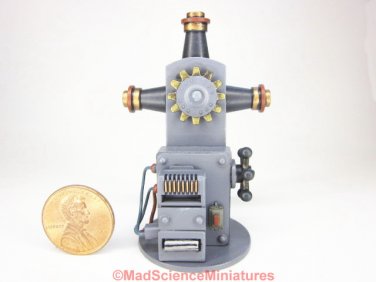Dollhouse Miniature Frankenstein Theta Wave Charger D404 Mad Science 1:12 Scale Halloween