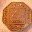 1920 Indian 4 Annas King George V