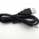 Generic Replacement 2.5mm Male Jack/ Plug To USB A Male Data Cable For MP3