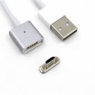 Metal Magnetic USB Data Charger Charging Cable Cord For Sony Z1 Z2 Z3 Z4 phone