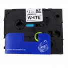 Black on White Label Tape for Brother P-Touch PT-310 PT310B PT-310B PT320