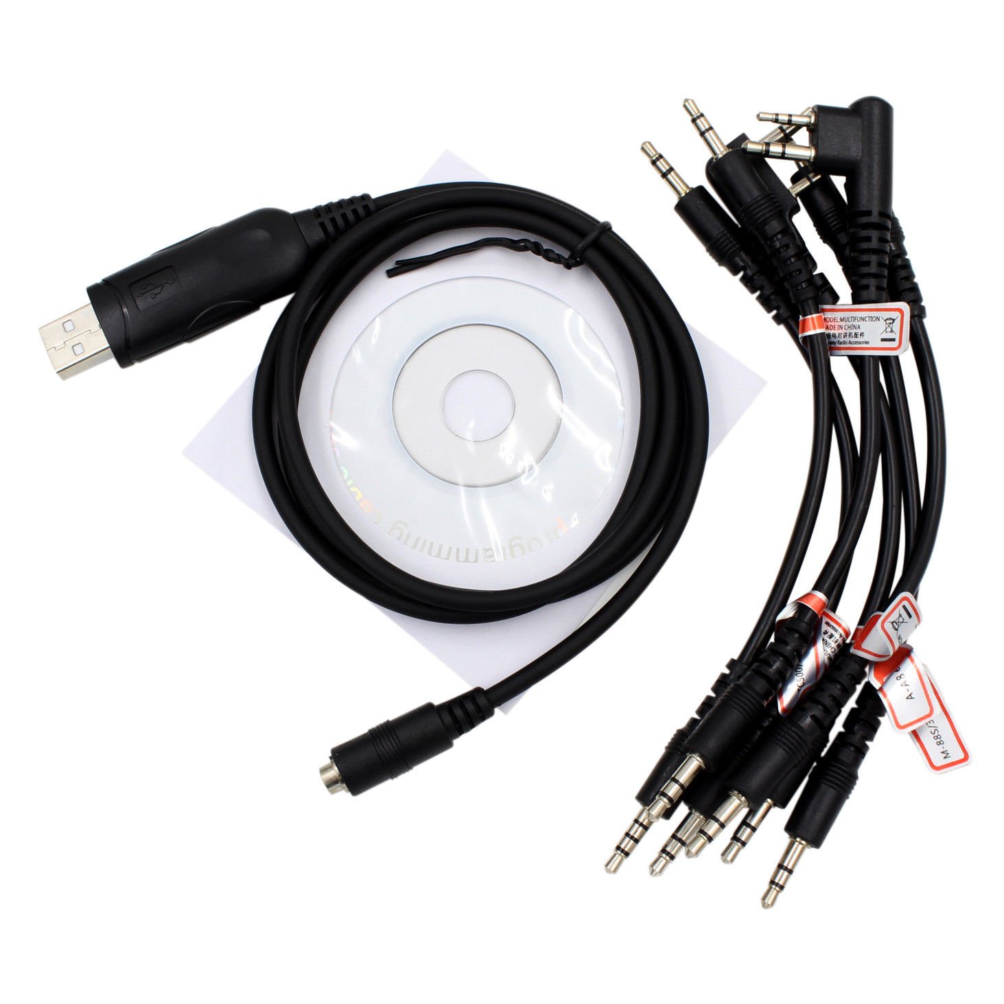 6 in 1 USB Programming Cable For ICOM Handheld Radio IC-T2H IC-T3H IC-T7A