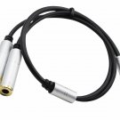3.5mm Y Splitter 1Jack Male to 2 Female Headphone Mic Stereo Audio Adapter Cable