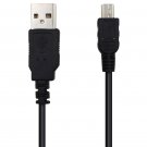 USB Data and Charger Power Black Cable Lead for Zoom H2N Handy Recorder