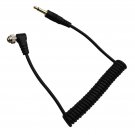 3.5mm to Male FLASH PC Sync Cable Spring for Nikon SC-15 SB-900 800 80DX