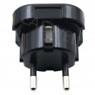 9625 protection 3 pin to 2 pin adaptor Universal to EU 4.0mm round power plug