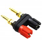 Terminal Binding Post Power Amplifier Dual 2-way 4mm Banana Plug Jack