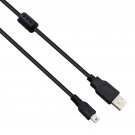 4ft USB 2.0 USB Male Type A to Mini B 5pin Cable Cord Lead w/ Magnetic Ring