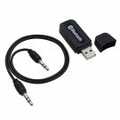USB Wireless Bluetooth Receiver 3.5mm AUX Audio Stereo Music Home Car Adapter
