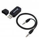 Wireless USB Bluetooth Music Audio Receiver Adapter 3.5mm AUX Dongle Car Speaker