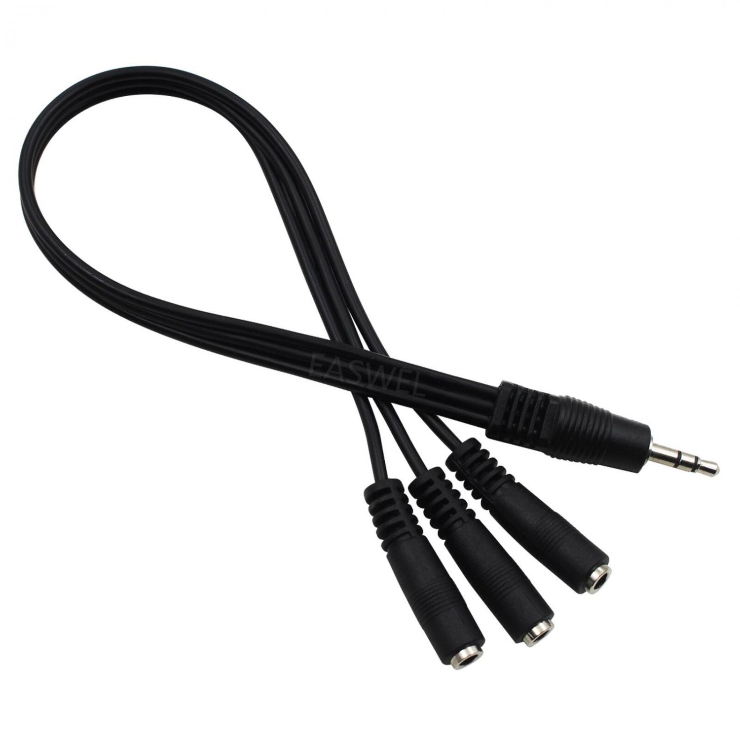 3.5mm Male to 3 Female Stereo Audio Splitter Cable For Blackview P2Lite