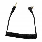 3.5mm to Male FLASH PC Sync Cable Spring for YongNuo RF-602TX PT-04TM