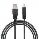USB Charger Data SYNC Cable Cord For Pentax Optio K2000 K-3 X70 X90 Camera