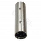 3-Pin XLR Male to Male Plug Coupler Gender Changer Audio Mic DJ Adapter