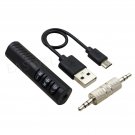 Wireless Bluetooth Receiver 3.5mm AUX Audio Stereo Music Hands Free Car Adapter