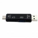 5in1 Micro-USB 2.0 Type-C OTG TF Adapter Card Reader For Android Phone Tablet PC