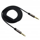 3.5mm Audio Cable Male to Male Stereo AUX Car Headphone Cord with Microphone