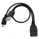 USB Micro Port OTG Adapter Cable For AMAZON FIRE TV STICK or FTV3 Samsung HTC