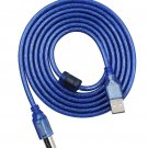 USB PC Cable Cord For Numark MixTrack Pro III 3 All-In-One Serato DJ Controller