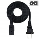 2Prong Polarized for Sharp LC-46D64U LC-46D64UA LC-46D64UB LC-46D65U Power Cable