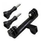 Double sport camera holder handle grip monopod mount adapter for gopro xiaomi