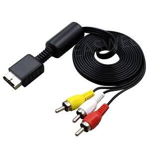 Playstation 6ft RCA AV TV Audio Video Stereo Cable Cord For PS1 PS2 PS3