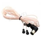 FM Antenna 75 Ohm F Type Male Plug for Home Radio Stereo Signal Receiver Aerial