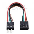 11Pin Female to 9Pin Male USB Converter Cable for Lenovo Motherboard Replacement