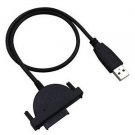 Slimline mini SATA 13Pin to USB Power Adapter Data Cable For CD/DVD ROM Drive