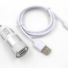 USB In Car Fast Dual Charger Charging Data Cable For Google Chromebook Pixel 2