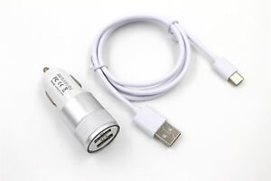 USB In Car Fast Dual Charger Charging Data Cable For Google Chromebook Pixel 2