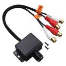 Car Amplifier Bass RCA Gain Level Volume Control Knob Regulator RCA Input/Output