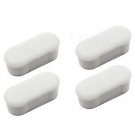 4pcs Toilet Seat Buffers Bumpers Universal Adhesive Bathroom Replacement Bumpers