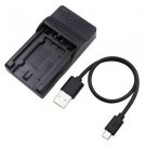 Battery USB Charger for Panasonic CGR-S006A CGR-S006A/1B CGR-S006E CGR-S006E/1B