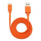 Micro USB Fast Charger Flat Cable Cord for Original JBL Charge 3+ Flip 4 Speaker
